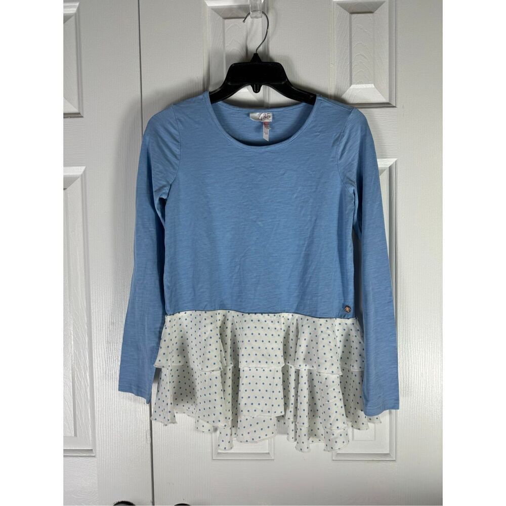 435 Matilda Jane Girls Blue Tunic Size 14